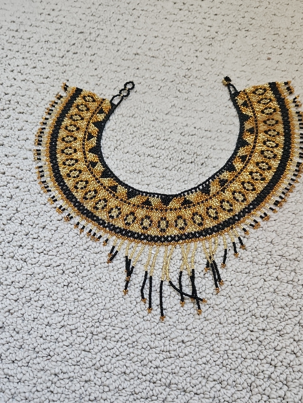Handbeaded Bib Necklace